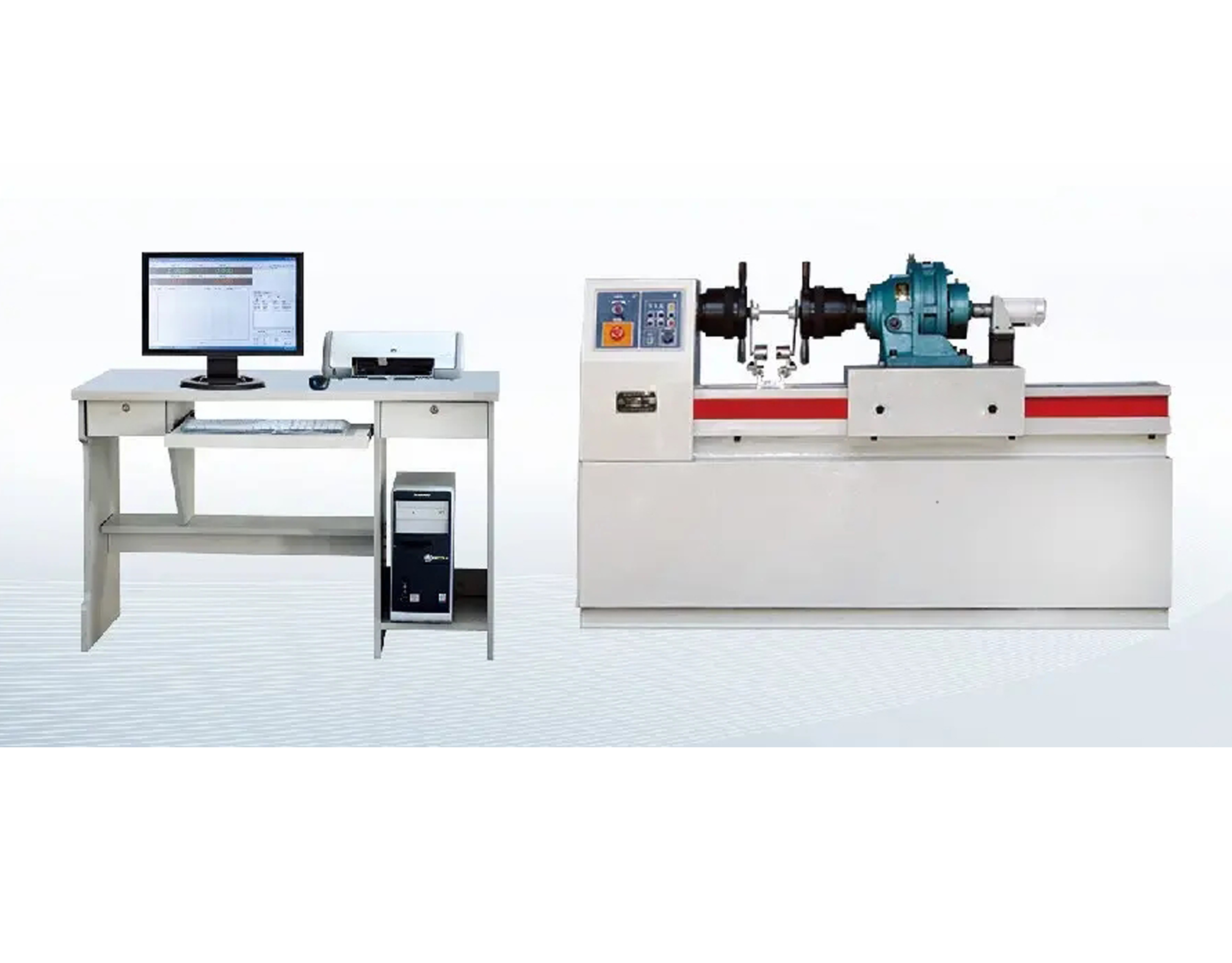 E testing. Torsion compressing Testing Machine.